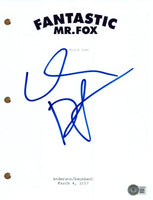 Willem Dafoe Signed Autograph Fantastic Mr. Fox Movie Script Screenplay BAS COA