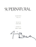 Jim Beaver Supernatural Signed Autograph Finale Episode Script Screenplay COA