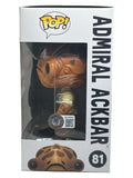 Tim Rose Signed Autograph Star Wars Admiral Ackbar Funko Pop It's A Trap BAS COA