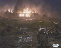 JIMMY VEE Signed STAR WARS Autograph 8x10 Photo R2-D2 Solo Last Jedi ACOA COA