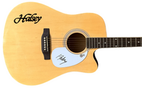 HALSEY Signed Full Size Acoustic Guitar Autograph Manic Badlands Beckett COA