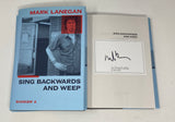 Mark Lanegan Signed Sing Backwards and Weep Book Screaming Trees Mad Season COA