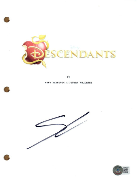 Sofia Carson Signed Disney's DESCENDANTS Autographed Movie Script Beckett COA