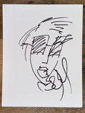 Stefan Lessard Dave Matthews Band Signed Autograph Original Art Sketch 11x14 COA