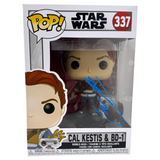 Cameron Monaghan Signed CAL KESTIS & BD-11 Funko Pop #337 Star Wars Beckett COA
