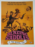 Mel Brooks Signed Autograph Blazing Saddles 12x18 Movie Poster Photo Beckett COA