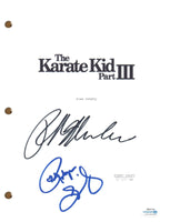 Ralph Macchio Robyn Lively Signed Autograph THE KARATE KID III Movie Script ACOA