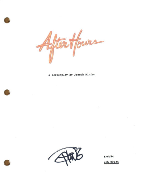 Tommy Chong Signed Autograph AFTER HOURS Movie Script Full Screenplay COA