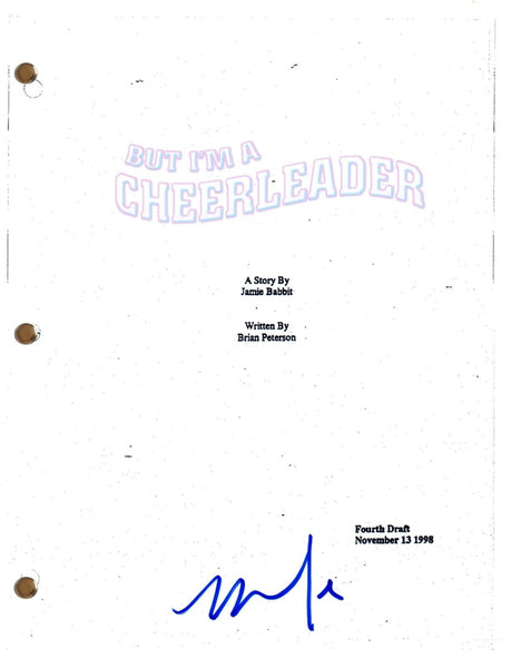 Natasha Lyonne BUT IM A CHEERLEADER Signed Autograph Movie Script Screenplay COA