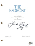 Linda Blair Signed Autograph THE EXORCIST Movie Script Screenplay Beckett COA