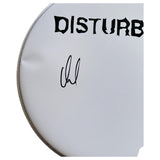 David Draiman Signed DISTURBED 14" Drumhead Band Singer Autograph Beckett COA