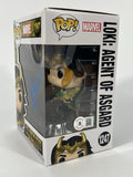 Matt Damon Signed Funko Pop Loki Agent of Asgard Thor Avengers Autograph BAS COA