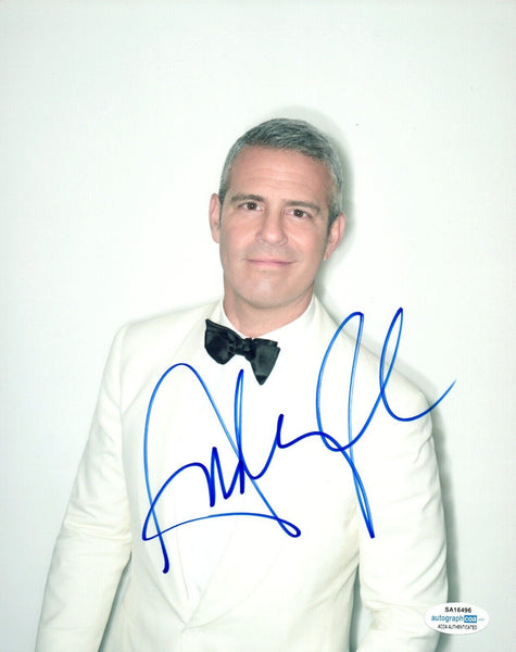 Andy Cohen Signed Autograph 8x10 Photo Bravo Watch What Happens Live! ACOA COA