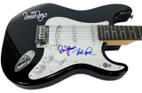 THE BEACH BOYS Signed Autograph Electric Guitar Mike Love Bruce Johnston BAS COA