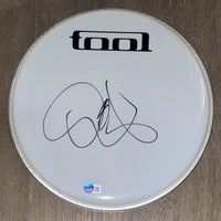 Danny Carey TOOL Signed Autograph 12" Drumhead Band Drummer Beckett COA