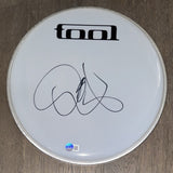 Danny Carey TOOL Signed Autograph 12" Drumhead Band Drummer Beckett COA