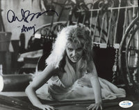 Amanda Bearse Signed FRIGHT NIGHT 8x10 Photo Autograph Horror Actress ACOA COA