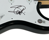 Steve Harris Iron MaidenSigned Autograph Electric Guitar Beckett COA