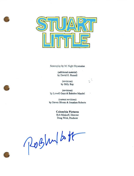 Rob Minkoff STUART LITTLE Signed Autograph Movie Script Full Screenplay COA