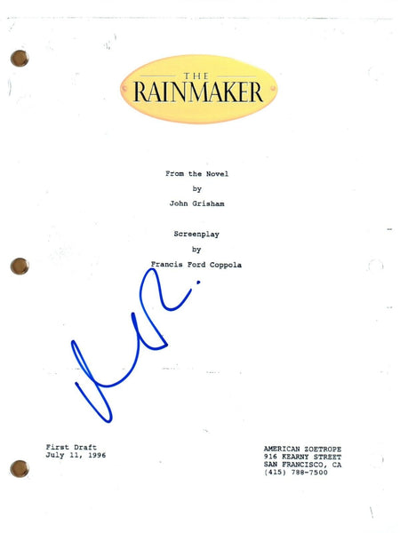 Matt Damon Titan A.E. Signed Autographed Movie Script Full Screenplay COA