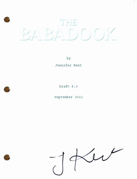 Jennifer Kent The Babadook Signed Autograph Movie Script Full Screenplay COA