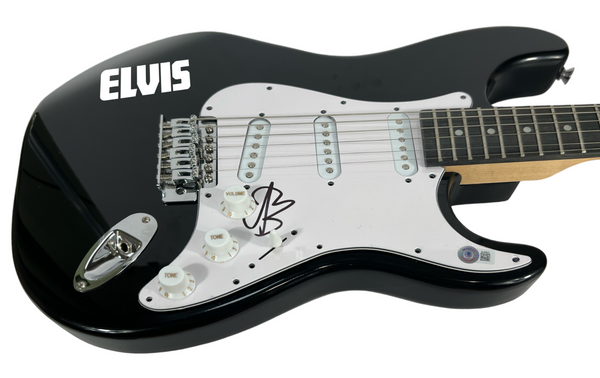 Austin Butler Signed Electric Guitar Elvis Presley Movie Autograph Beckett COA