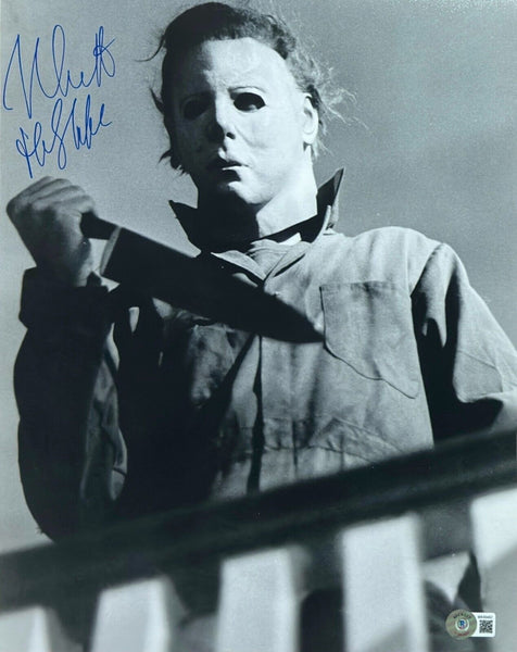 Nick Castle Signed Autograph HALLOWEEN 11x14 Photo Michael Myers Beckett COA