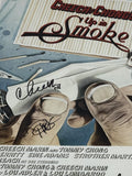 Cheech & Chong Signed Autograph Up In Smoke 12x18 Movie Poster Beckett COA