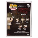 David Harbour Signed Hopper Funko Pop #512 Stranger Things Autograph Beckett COA