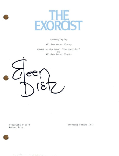 Eileen Dietz Signed Autograph The Exorcist Movie Script Screenplay Pazuzu COA