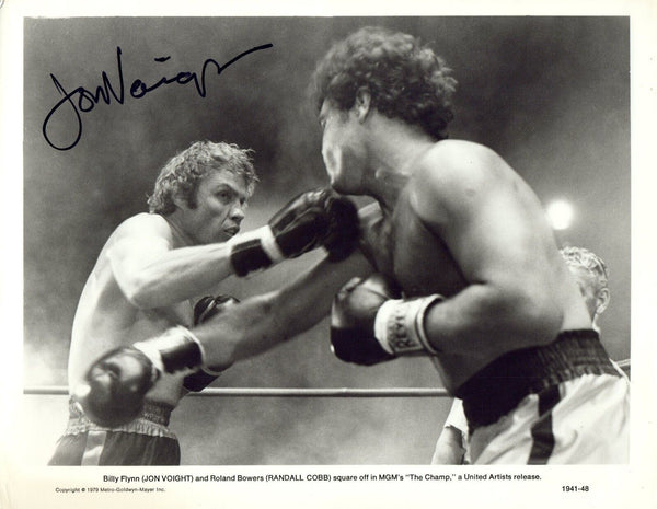 JON VOIGHT Signed THE CHAMP 8x10 Photo Autograph Actor Billy Flynn Beckett COA