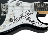 SCORPIONS Band Signed Autograph Electric Guitar Rudolf Schenker Klaus x4 ACOA