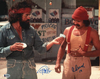 Cheech Marin & Tommy Chong Signed 11x14 Photo Up In Smoke Autograph Beckett COA