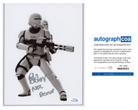 NEIL BISHOP Signed STAR WARS Autograph 8x10 Photo The Force Awakens ACOA COA