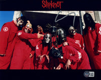 Corey Taylor Signed Autograph SLIPKNOT 8x10 Photo IOWA Proof Beckett Witness COA