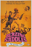 Mel Brooks Signed Autograph Blazing Saddles 12x18 Movie Poster Photo Beckett COA