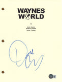 Dana Carvey WAYNE'S WORLD Signed Autographed Movie Script Screenplay Beckett COA