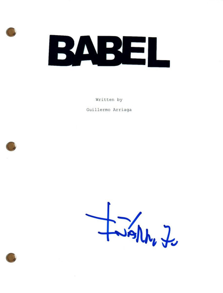 Alejandro Gonzalez Inarritu Signed BABEL Movie Script Autograph Screenplay COA