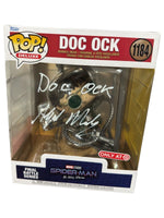 Alfred Molina Signed Spider-Man Doc Ock Funko Pop Deluxe 1184 Autograph BAS COA