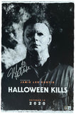 Nick Castle Signed HALLOWEEN KILLS 11x17 Movie Poster Photo Michael Myers BAS