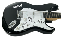 MANA Band Signed Autograph Electric Guitar Maná Fher Olvera x4 Beckett COA LOA