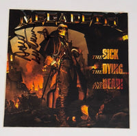 Dave Mustaine MEGADETH Signed  The Sick Dying Dead Framed CD Autograph BAS COA