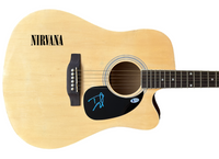 Dave Grohl Signed Autograph Acoustic Guitar NIRVANA Foo Fighters Beckett COA