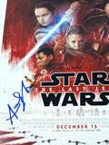 Andy Serkis Signed Autograph Star Wars The Last Jedi 12x18 Movie Poster Beckett