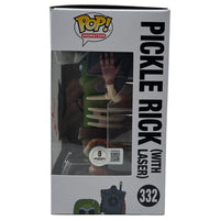 Dan Harmon Signed Rick and Morty Pickle Rick Funko Pop 332 Autograph Beckett COA