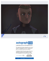 OMID ABTAHI Signed STAR WARS THE CLONE WARS Autograph 8x10 Photo Amis ACOA COA