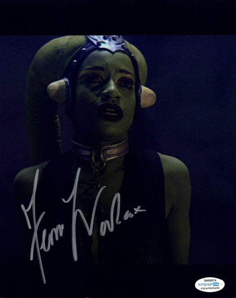 Femi Taylor STAR WARS Signed Autograph 8x10 Photo Oola Return of the Jedi ACOA