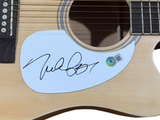 Mike Love The Beach Boys Signed Autograph Acoustic Guitar Full Size Beckett COA