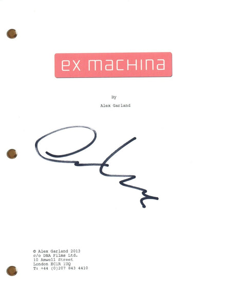 Oscar Isaac Ex Machina Signed Autograph Movie Script Full Screenplay COA
