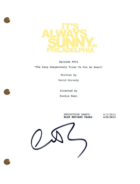 Charlie Day Signed It's Always Sunny in Philadelphia #903 Episode Script COA
